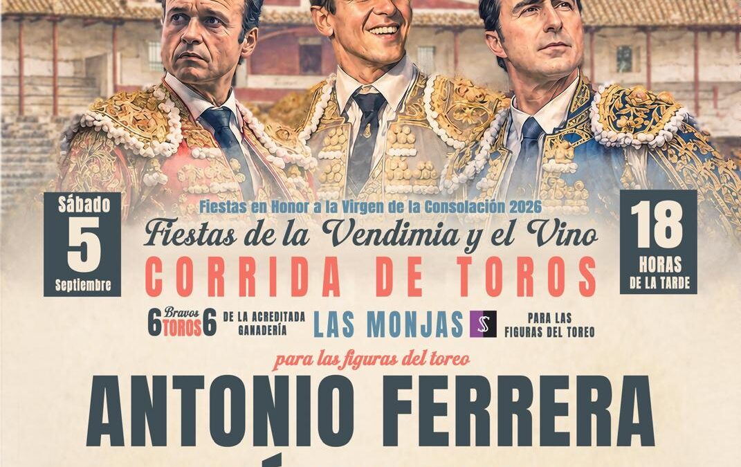 CORRIDA DE TOROS EN VALDEPEÑAS CON MOTIVO DE LA FERIA DEL VINO